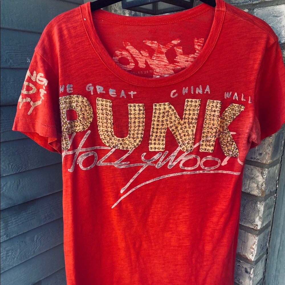 Great China Wall Swarovski Crystal Tee